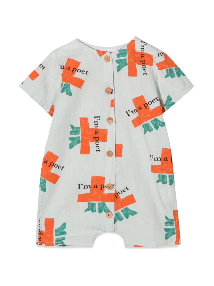 BOBO CHOSES Mini Poet All Over Woven Playsuit