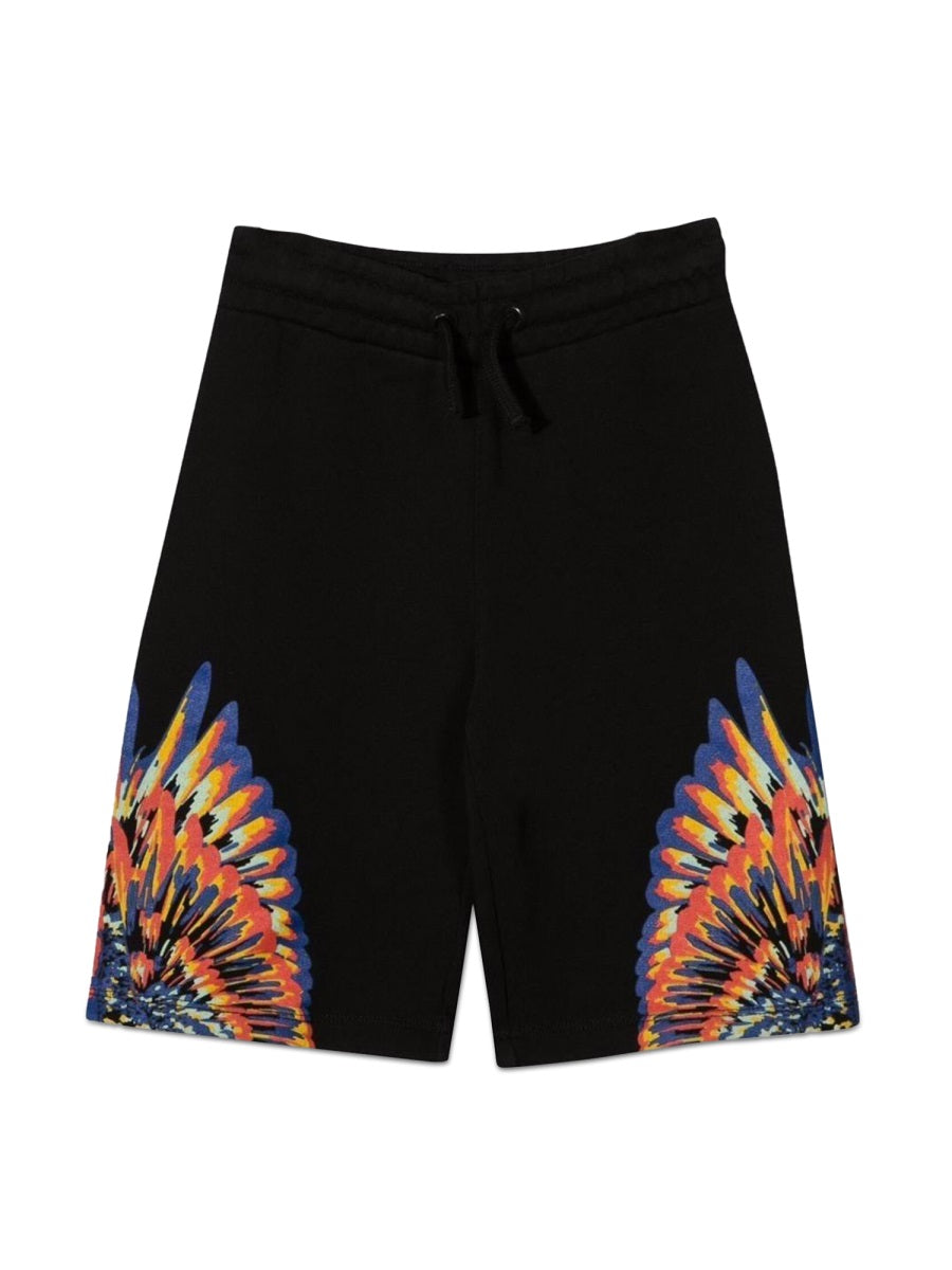MARCELO BURLON COUNTY OF MILAN Mini Wings Sweatshorts