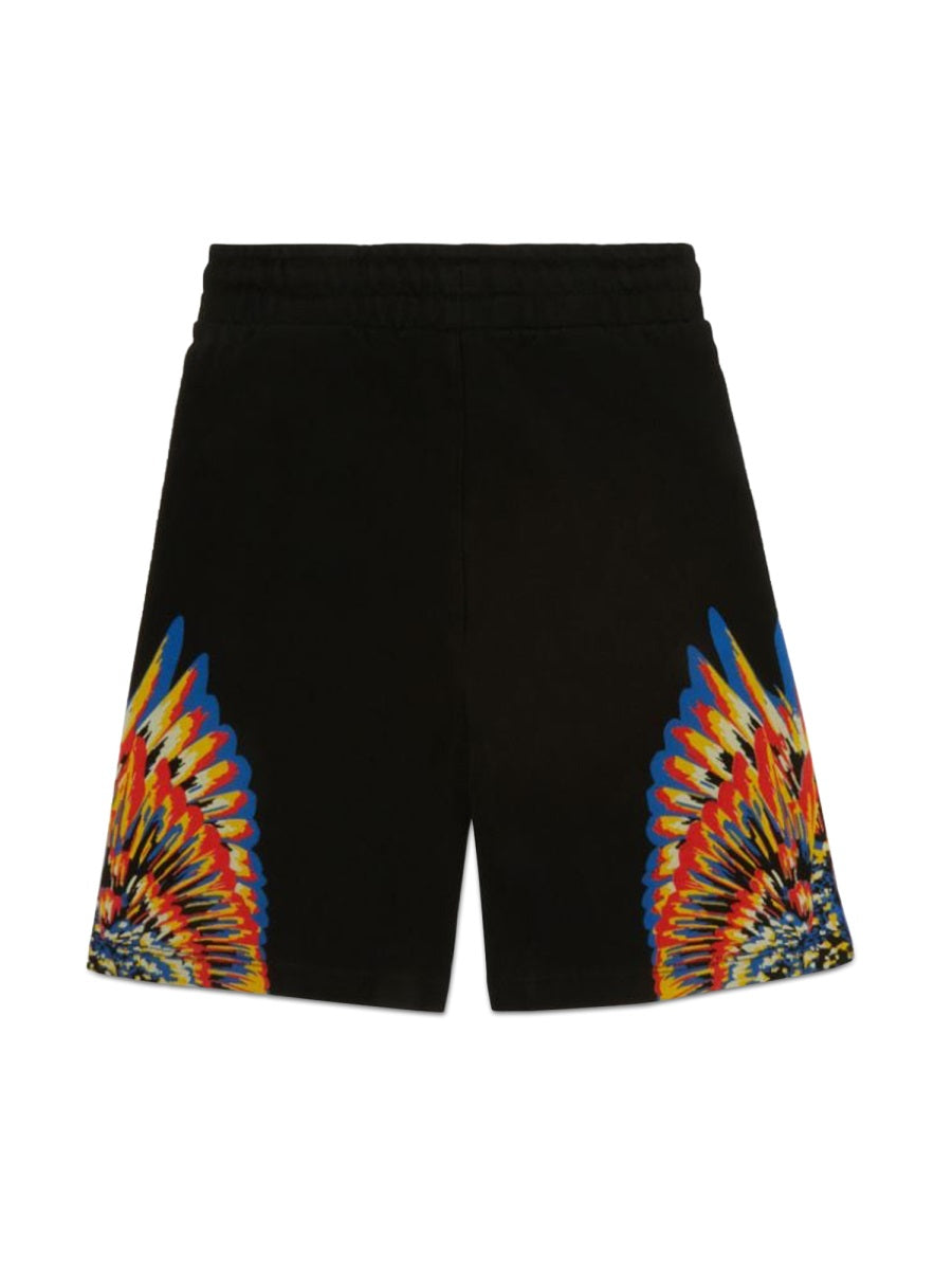 MARCELO BURLON COUNTY OF MILAN Mini Wings Sweatshorts