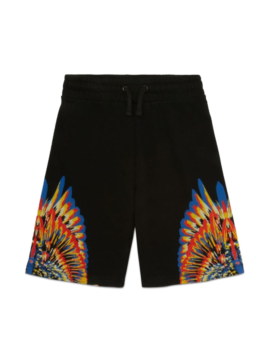 MARCELO BURLON COUNTY OF MILAN Mini Wings Sweatshorts