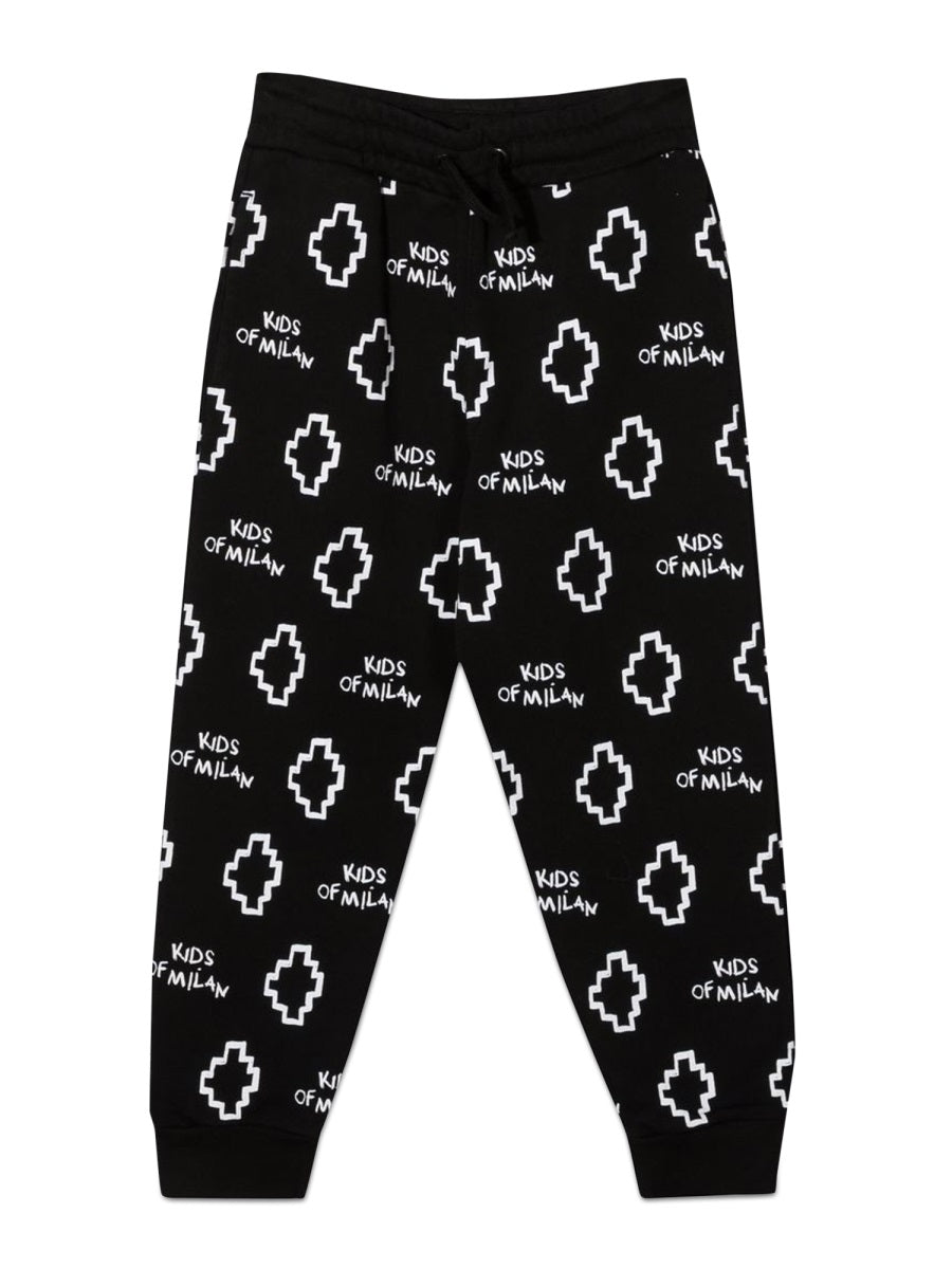 MARCELO BURLON COUNTY OF MILAN Mini Logo AOP Sweatpant for Boys