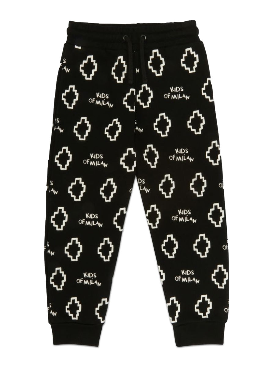 MARCELO BURLON COUNTY OF MILAN Mini Logo AOP Sweatpant for Boys