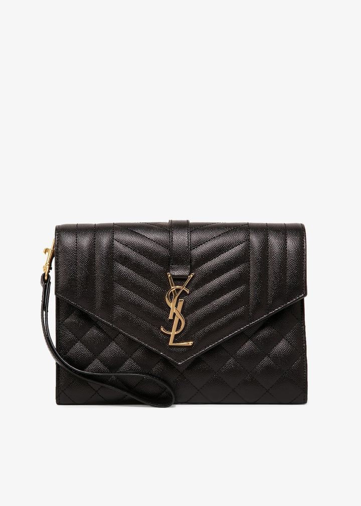 SAINT LAURENT Mini Envelope Flap Pouch Handbag