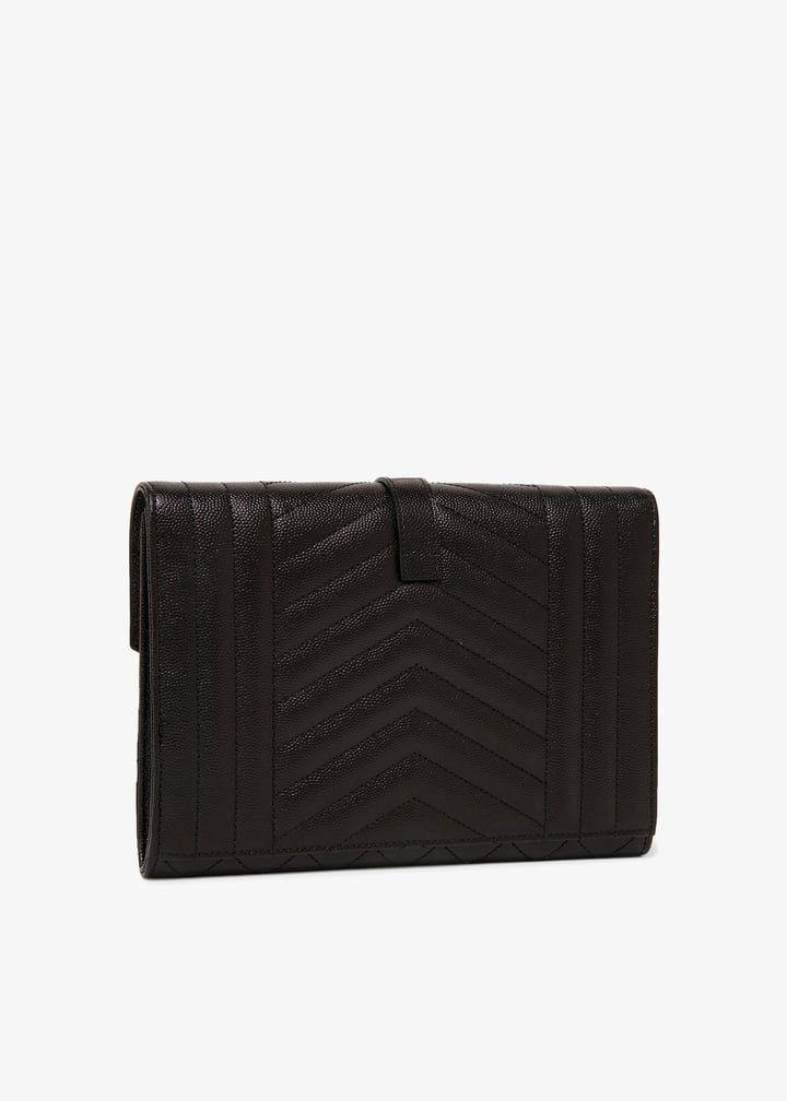 SAINT LAURENT Mini Envelope Flap Pouch Handbag