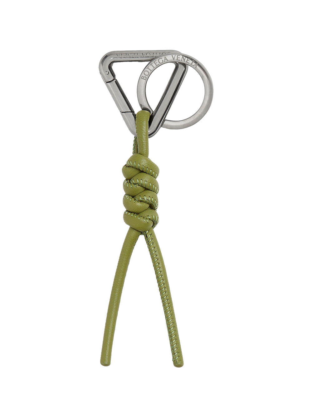 BOTTEGA VENETA Triangle Key Ring with Hook