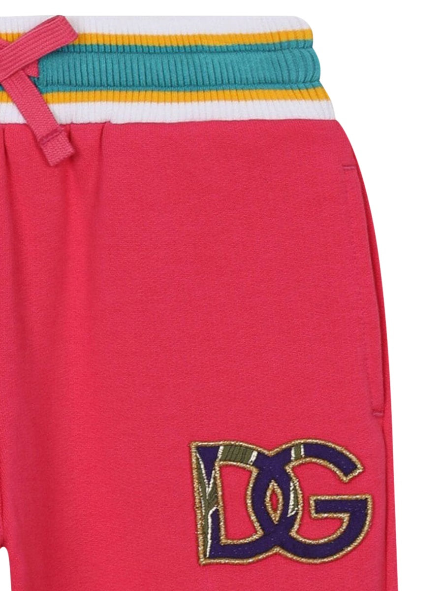 DOLCE & GABBANA 100% Cotton Mini Pants for Girls