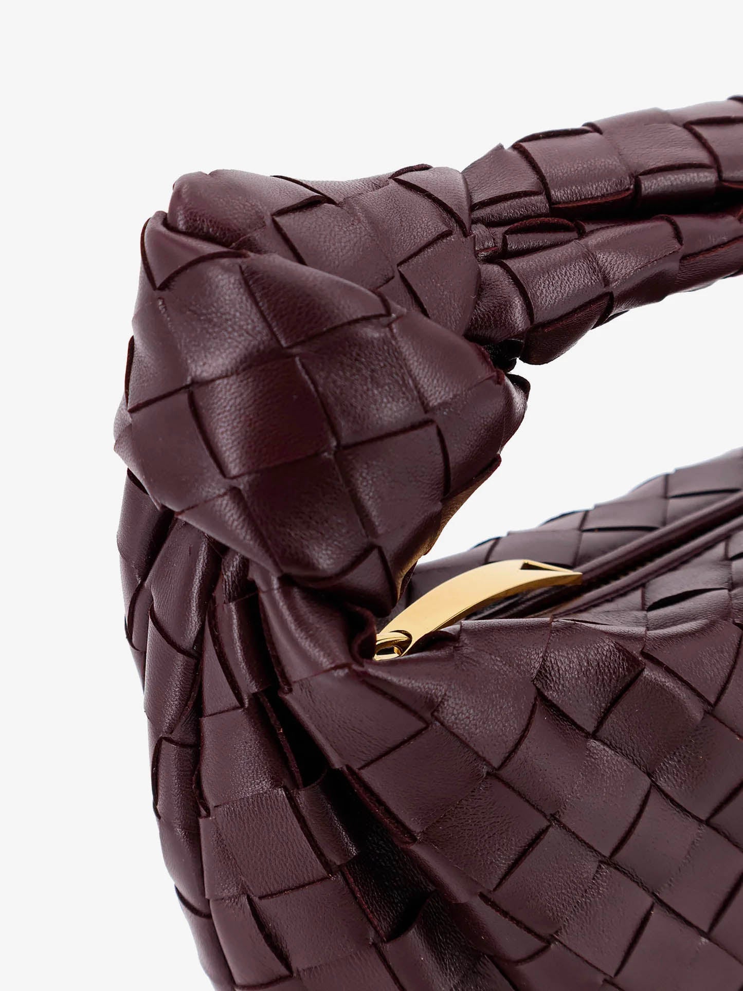 BOTTEGA VENETA Mini Intrecciato Leather Boho Handbag