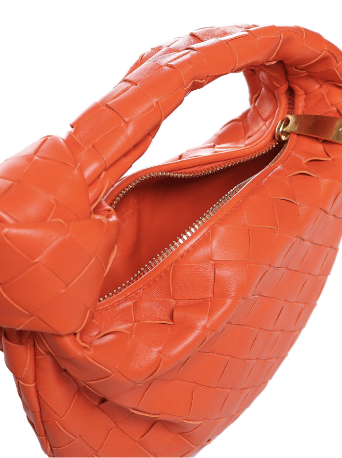 BOTTEGA VENETA Mini Leather Handbag with Intrecciato Motif - Perfect for SS25