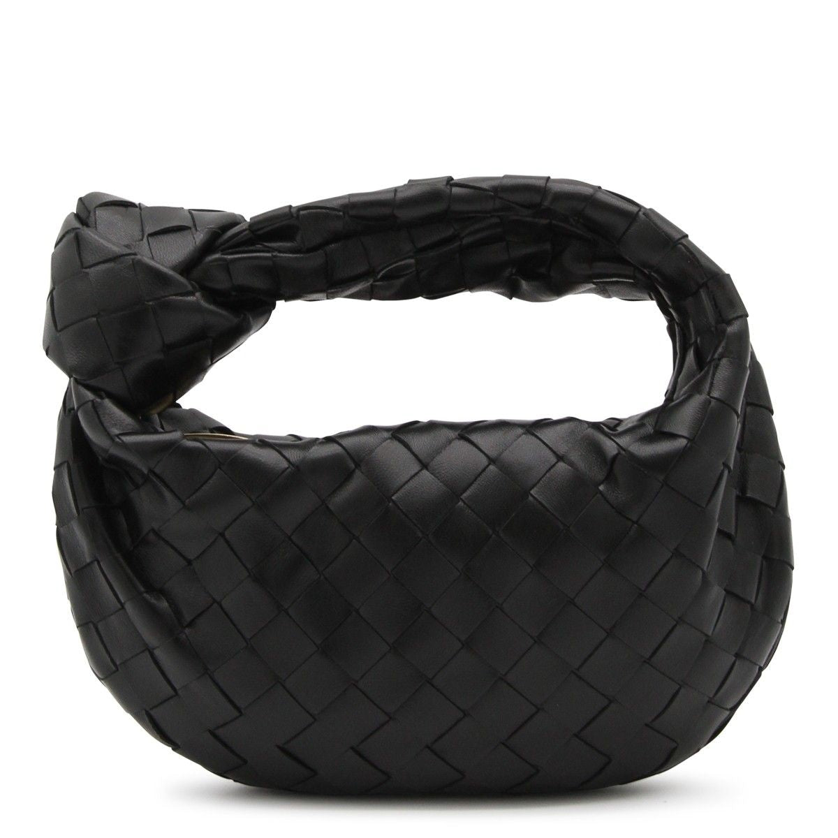 BOTTEGA VENETA Mini Leather Handbag with Intrecciato Motif - FW25