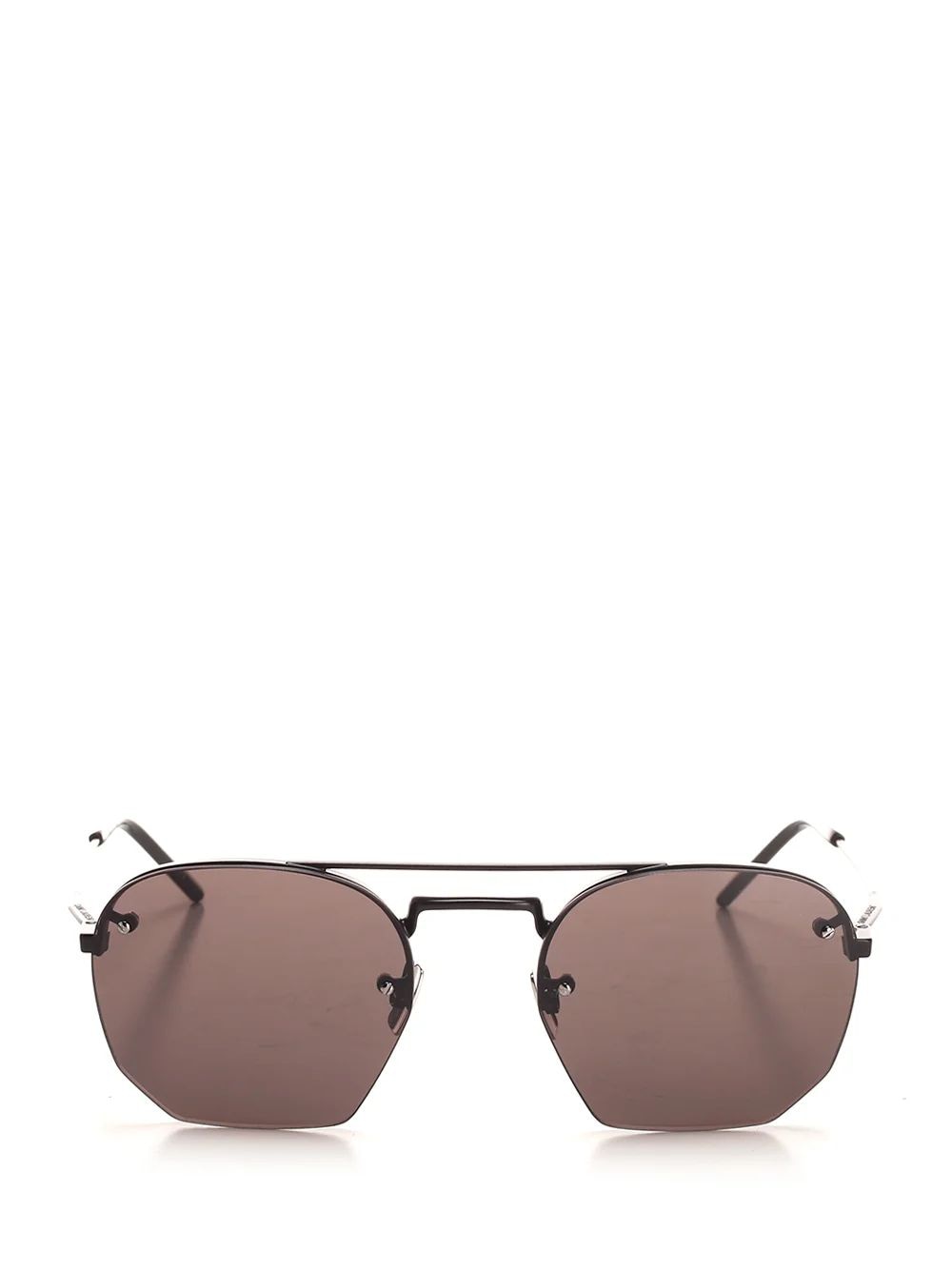 SAINT LAURENT Chic Metal Frame Sunglasses for Women