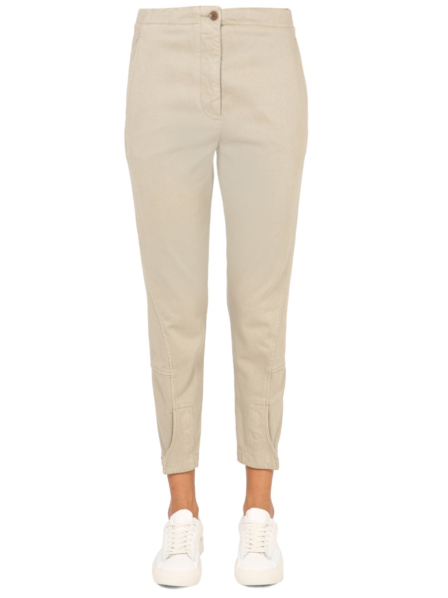 ASPESI Women's Mini Trousers with Button and Zipper Closure