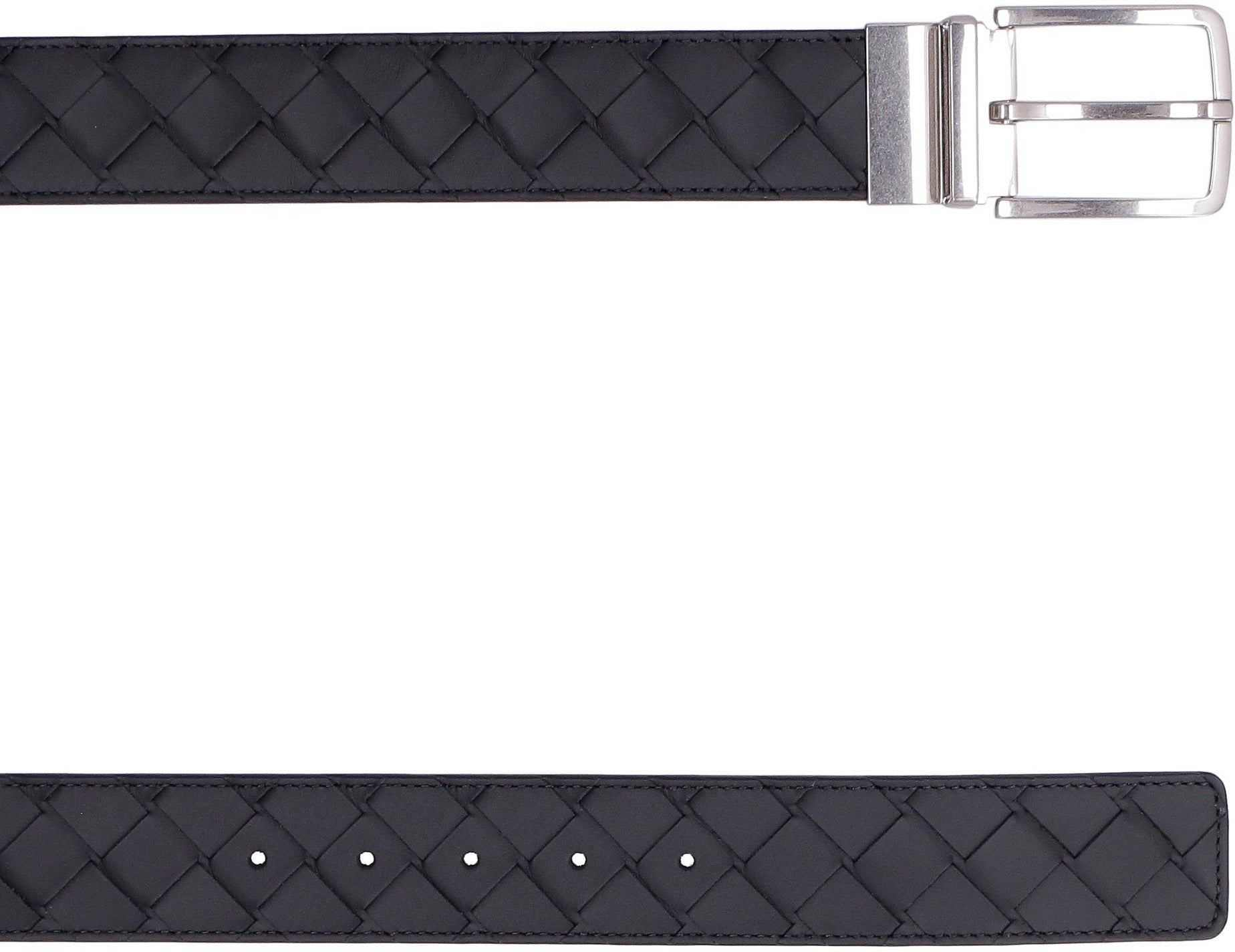 BOTTEGA VENETA Reversible Leather Belt - 3.5 cm Width