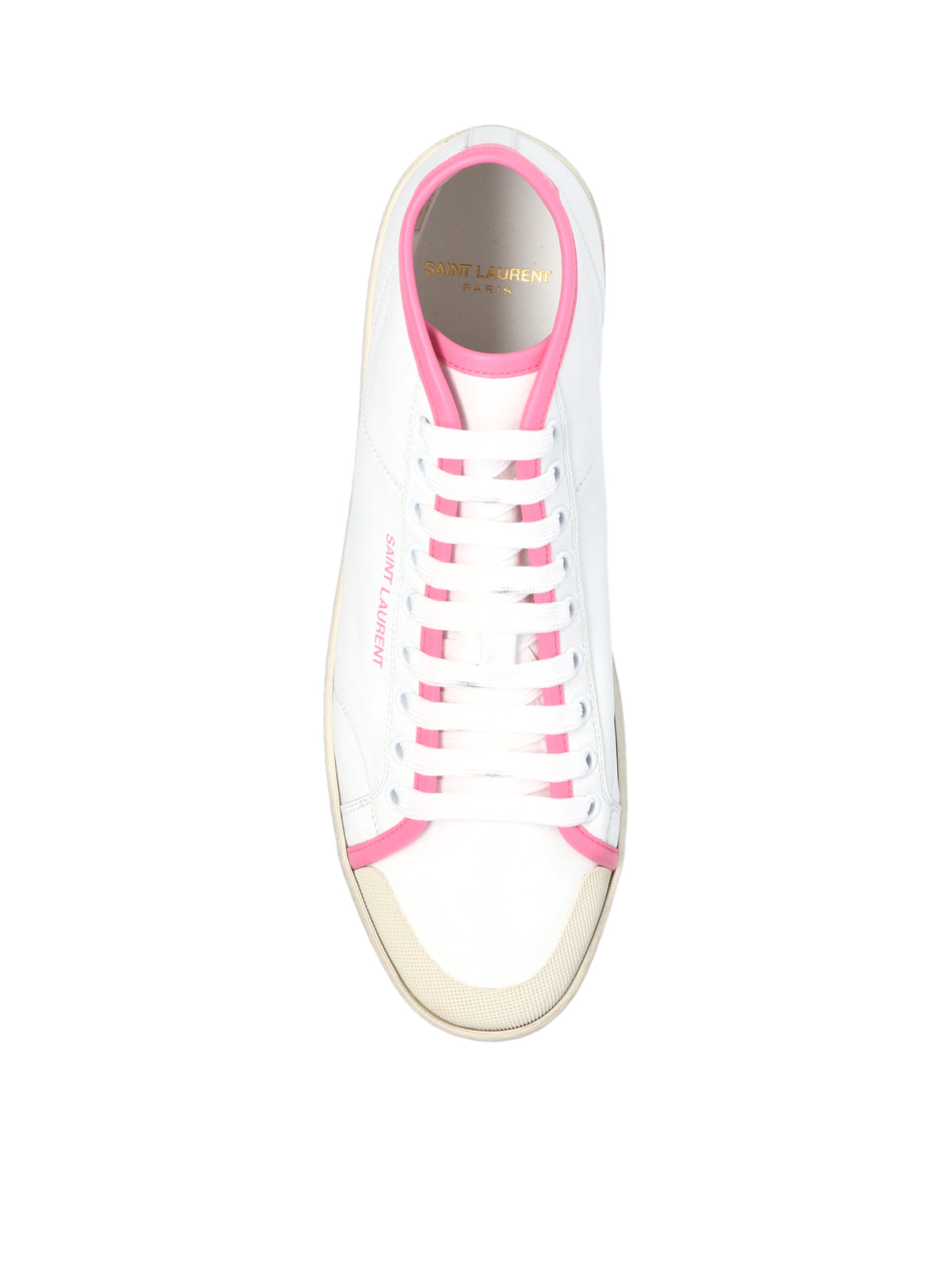 SAINT LAURENT Logo Mid-Top Sneakers for Women