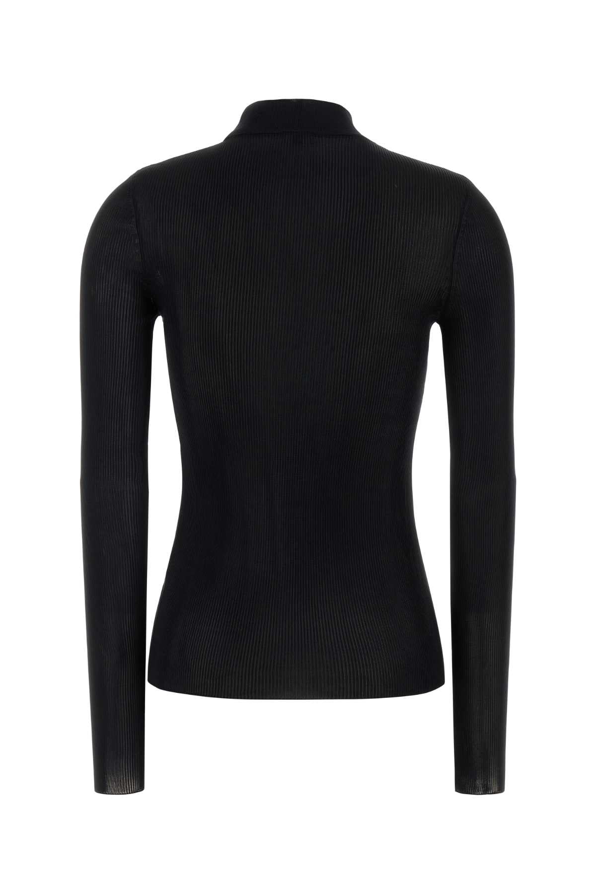 SAINT LAURENT Silk Top with Second Skin Fit