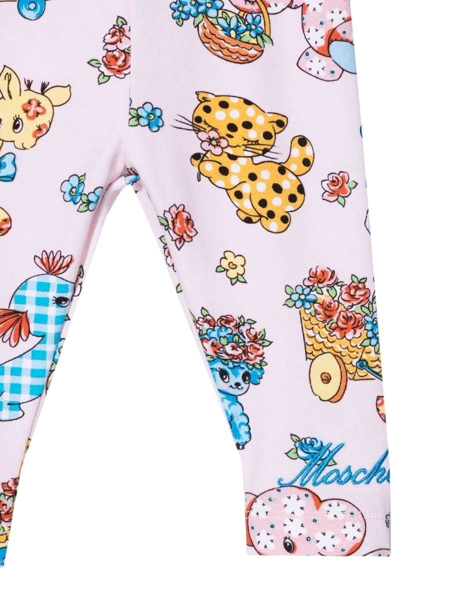 MOSCHINO Mini Leggings for Girls