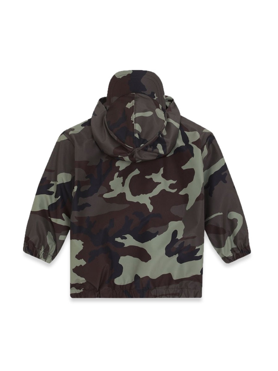 DOLCE & GABBANA Military Green Mini Sports Jacket for Boys