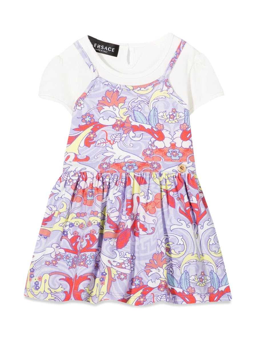 VERSACE Chic Mini Dress for Baby Girls - Spring/Summer 2022