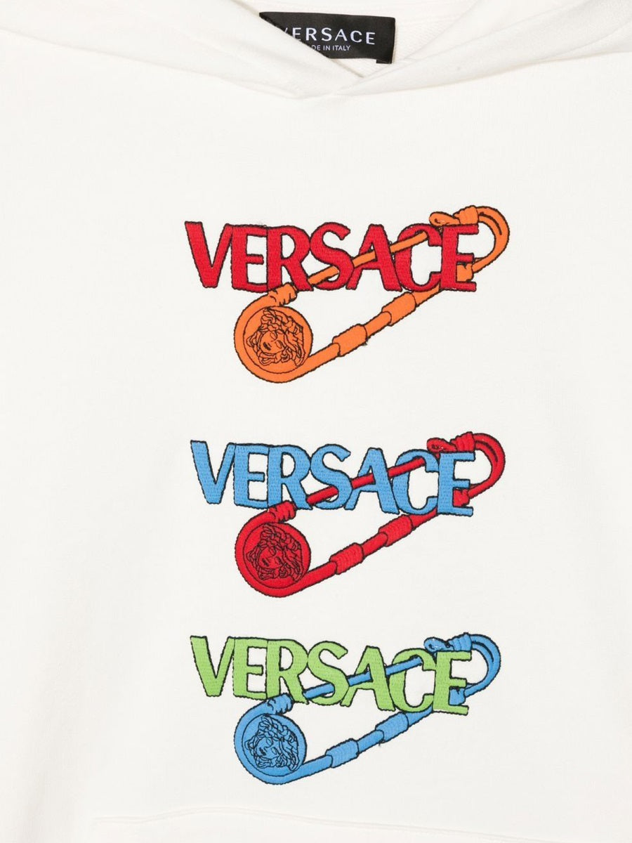 VERSACE Boys' Mini Pins Hoodie