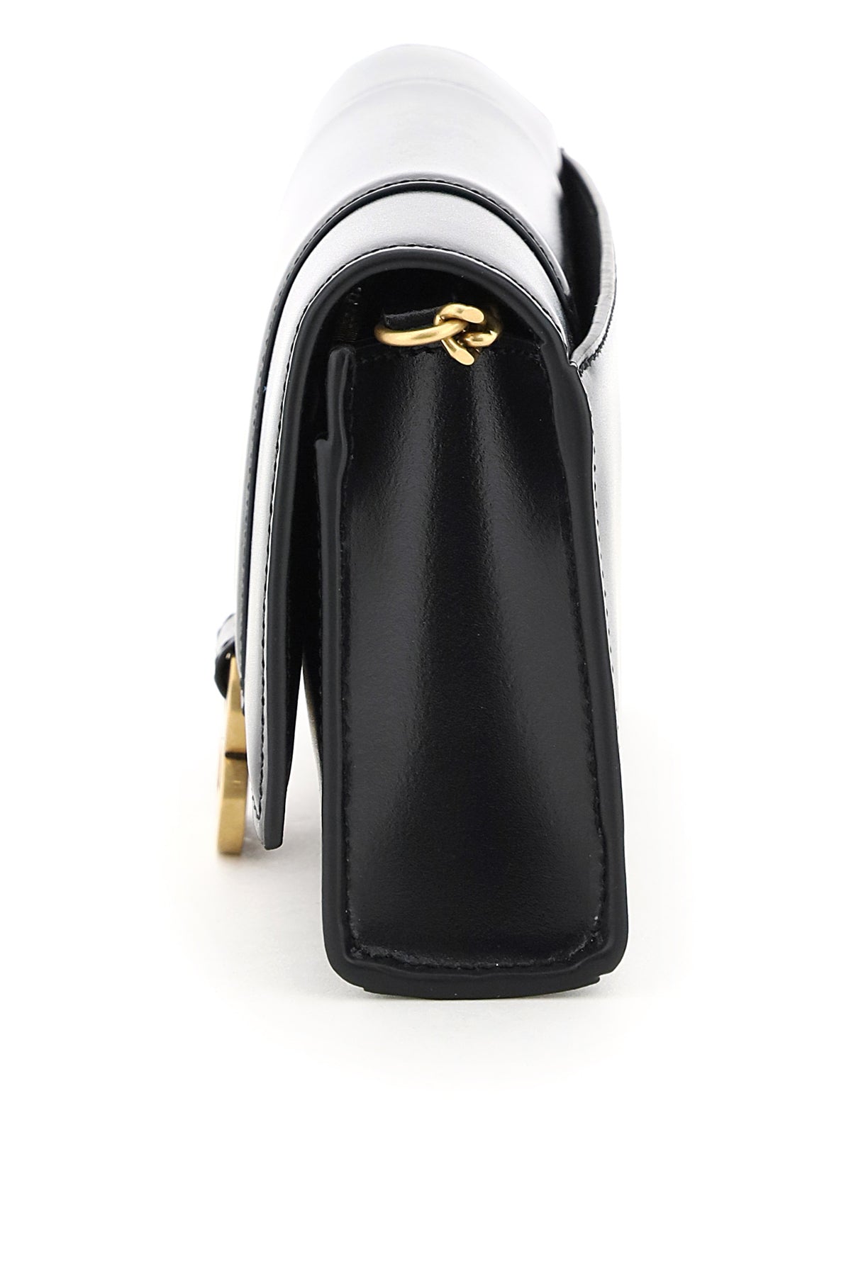 BALENCIAGA Mini Leather Hourglass Clutch
