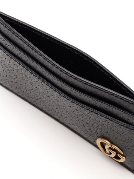GUCCI Leather GG Marmont Mini Card Holder