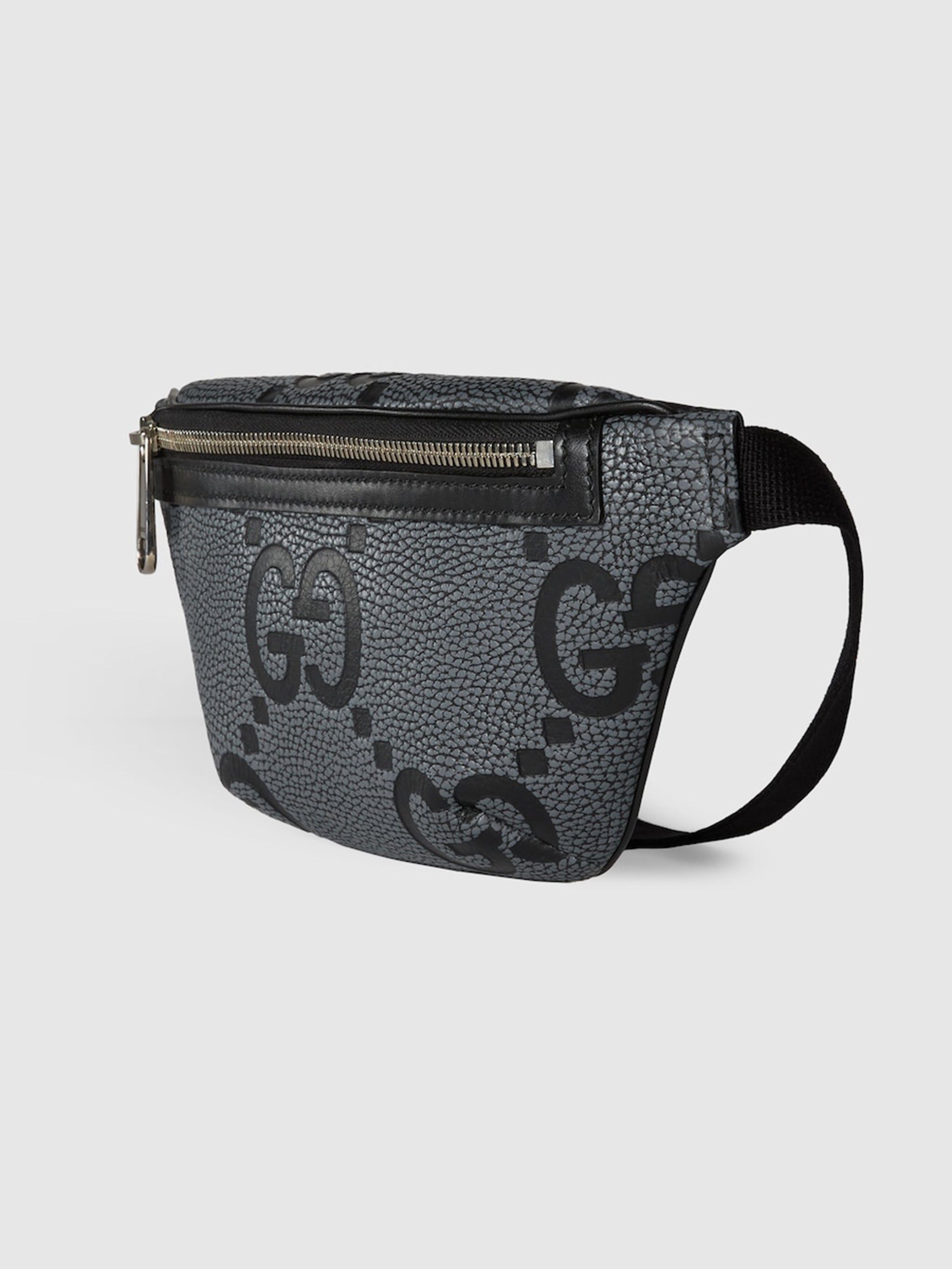 GUCCI Mini Jumbo GG Grainy Leather Belt Handbag