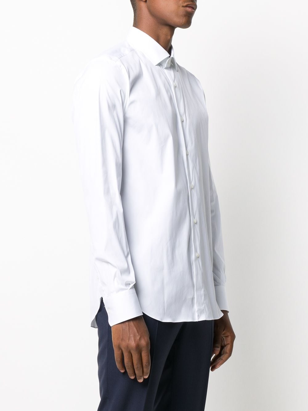 XACUS Slim-Fit Cotton Blend Shirt