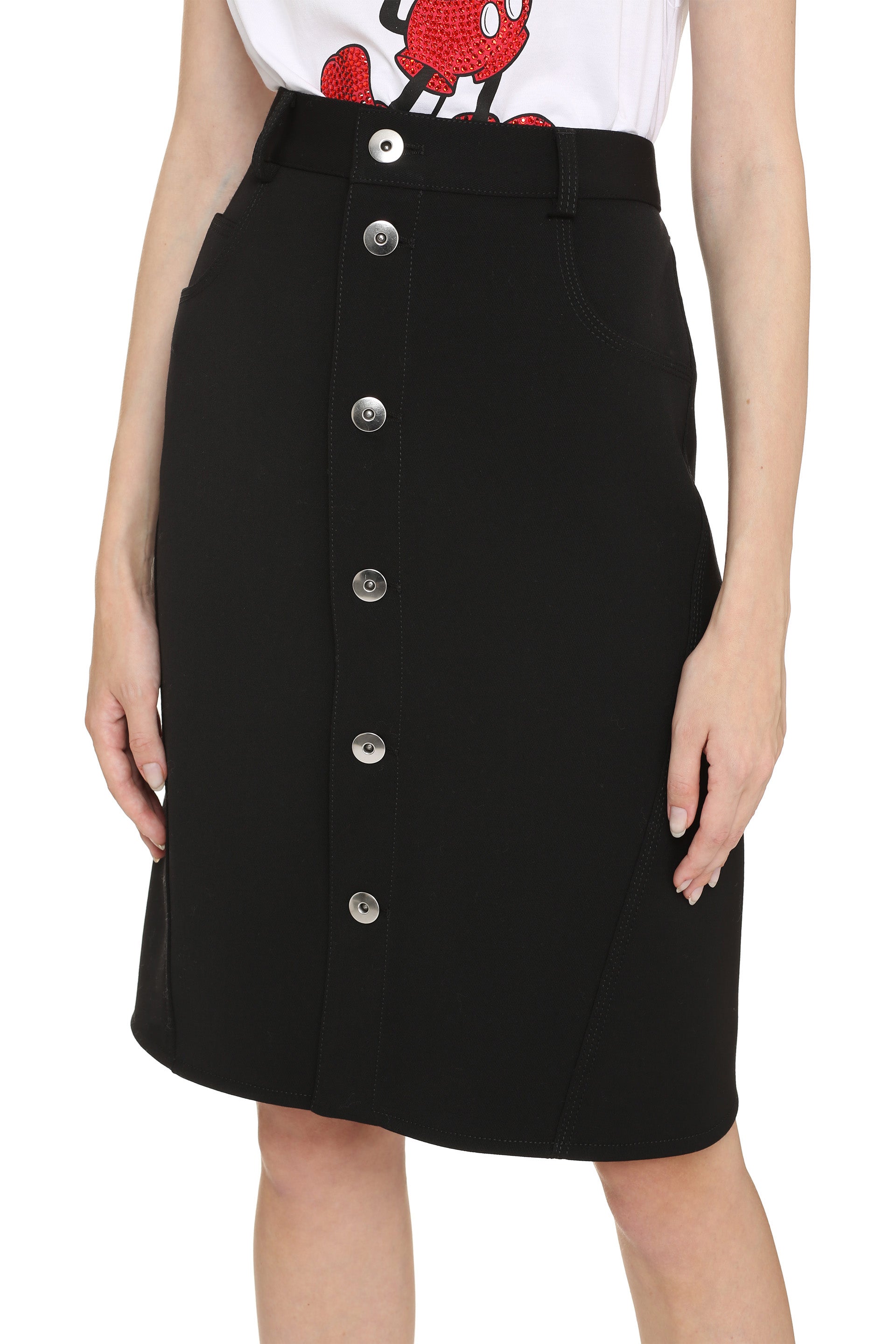 BOTTEGA VENETA Stretch Wool Mini Skirt