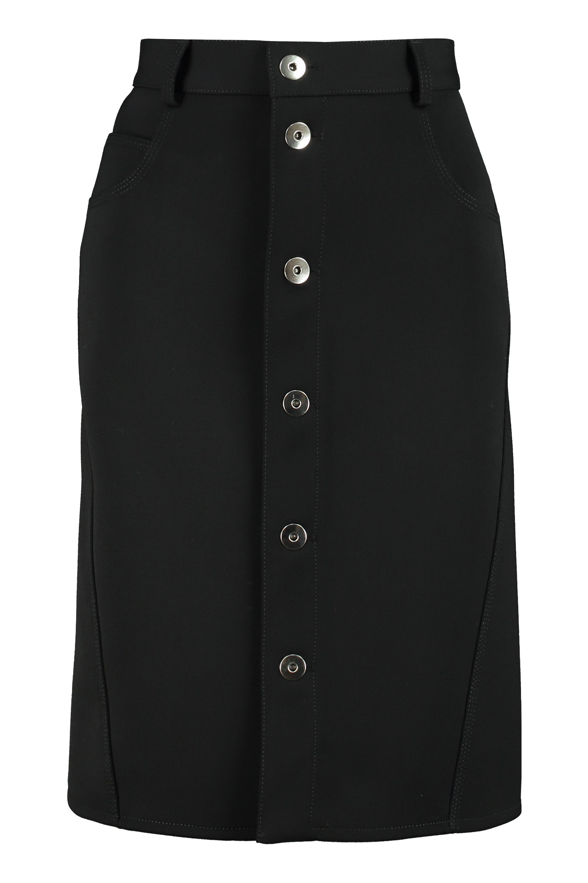 BOTTEGA VENETA Stretch Wool Mini Skirt