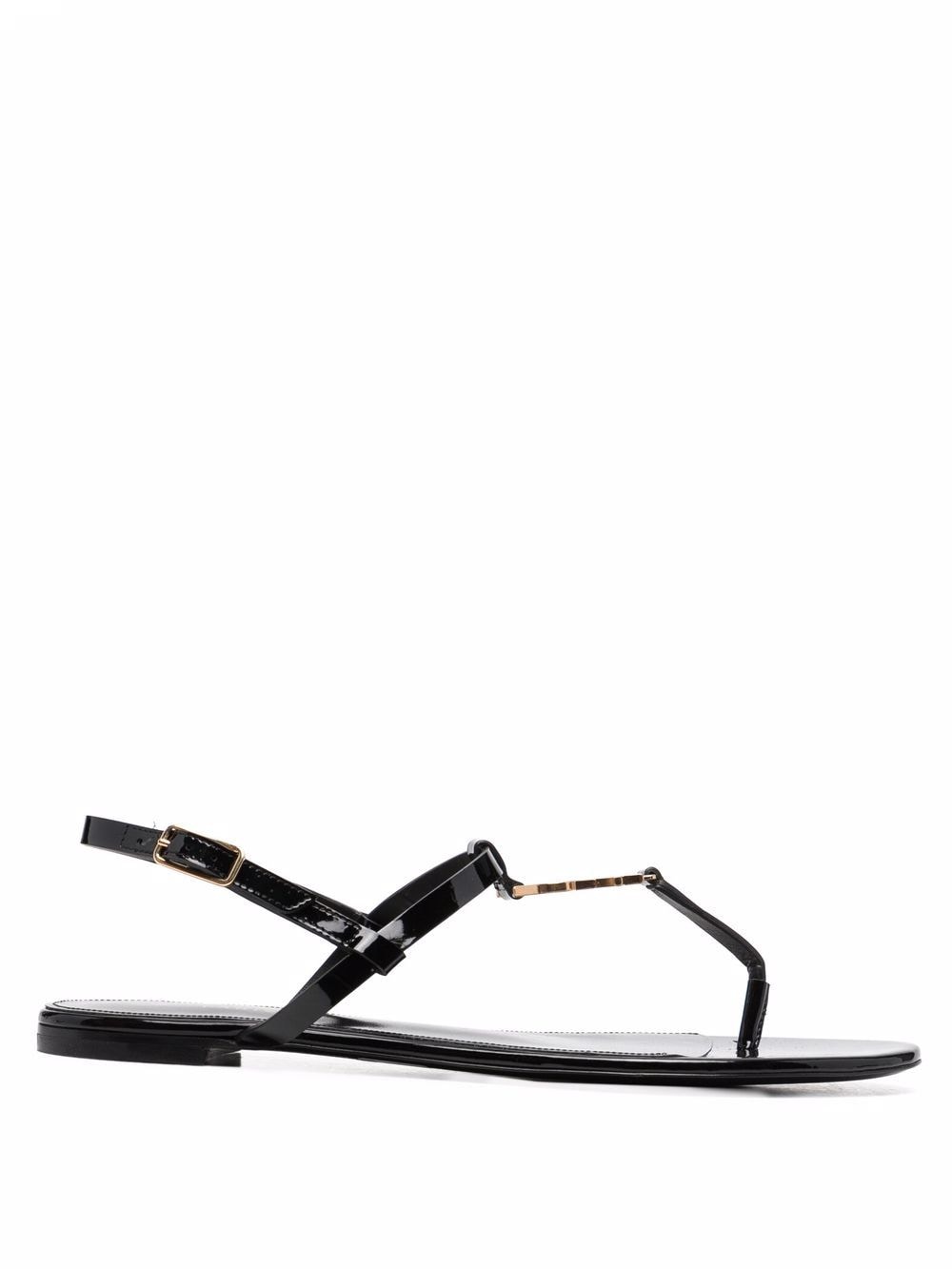 SAINT LAURENT Metal Cassandra Sandals for Women