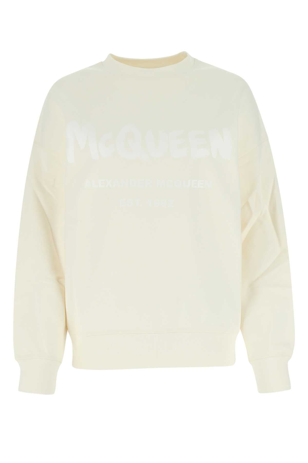 ALEXANDER MCQUEEN Oversized Cotton Sweatshirt