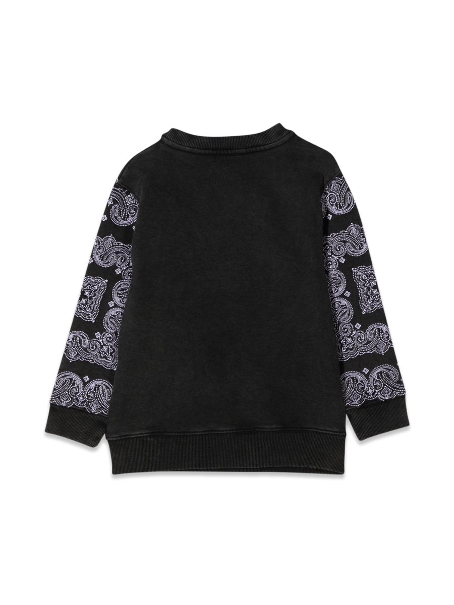 GIVENCHY Crewneck Sweatshirt with Patterned Print and Logo for Boys