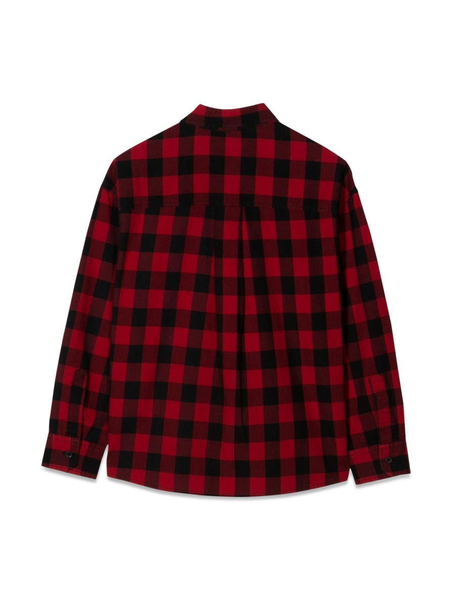 DSQUARED Boys' Mini Quadri Print Shirt
