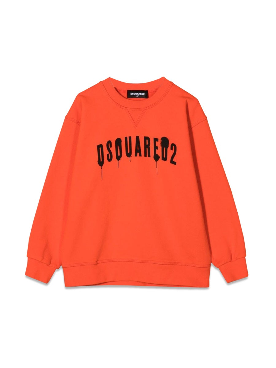 DSQUARED Mini Logo Crewneck Sweatshirt