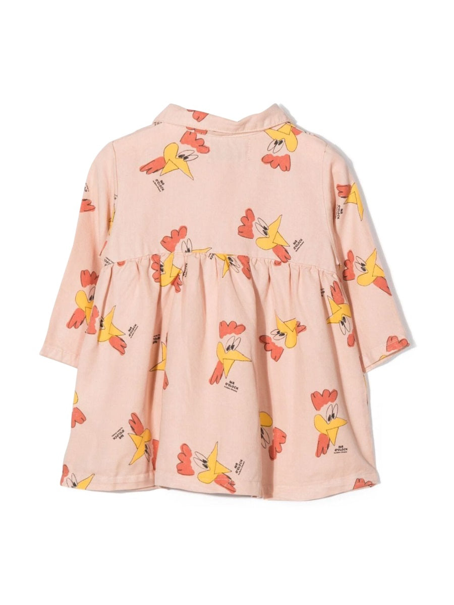 BOBO CHOSES Mini Allover Clock Print Dress