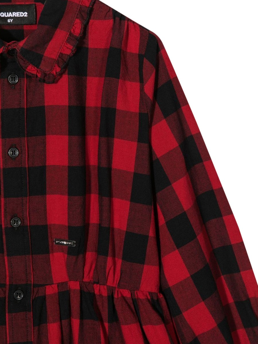 DSQUARED Mini Girls' Stylish Suit with Buttons and Collar