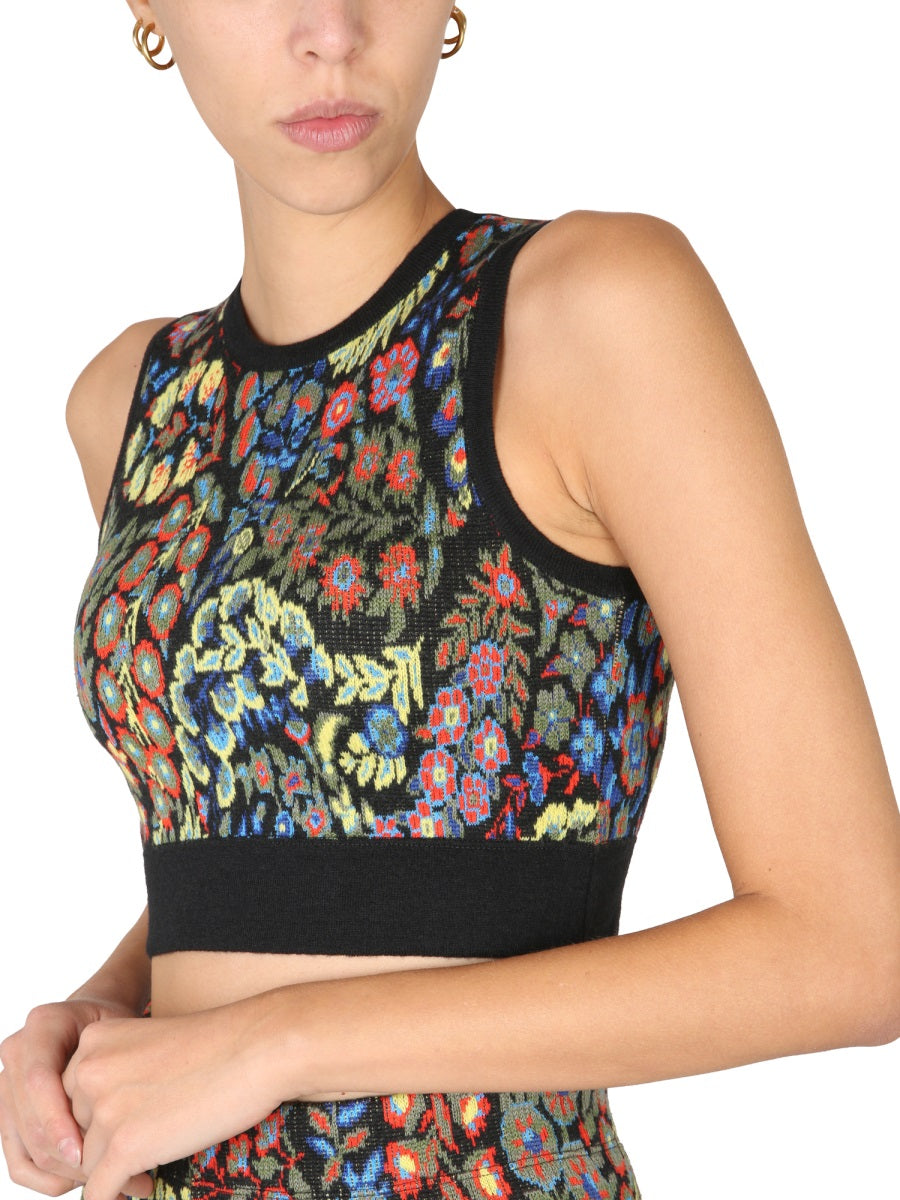 ETRO Jacquard Wool Blend Top and Leggings Set - FW22 Collection