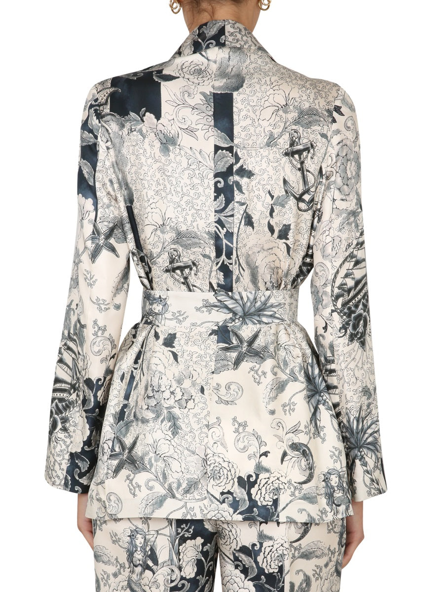 ETRO Elegant Kimono Jacket with Removable Belt - Women's Fashion