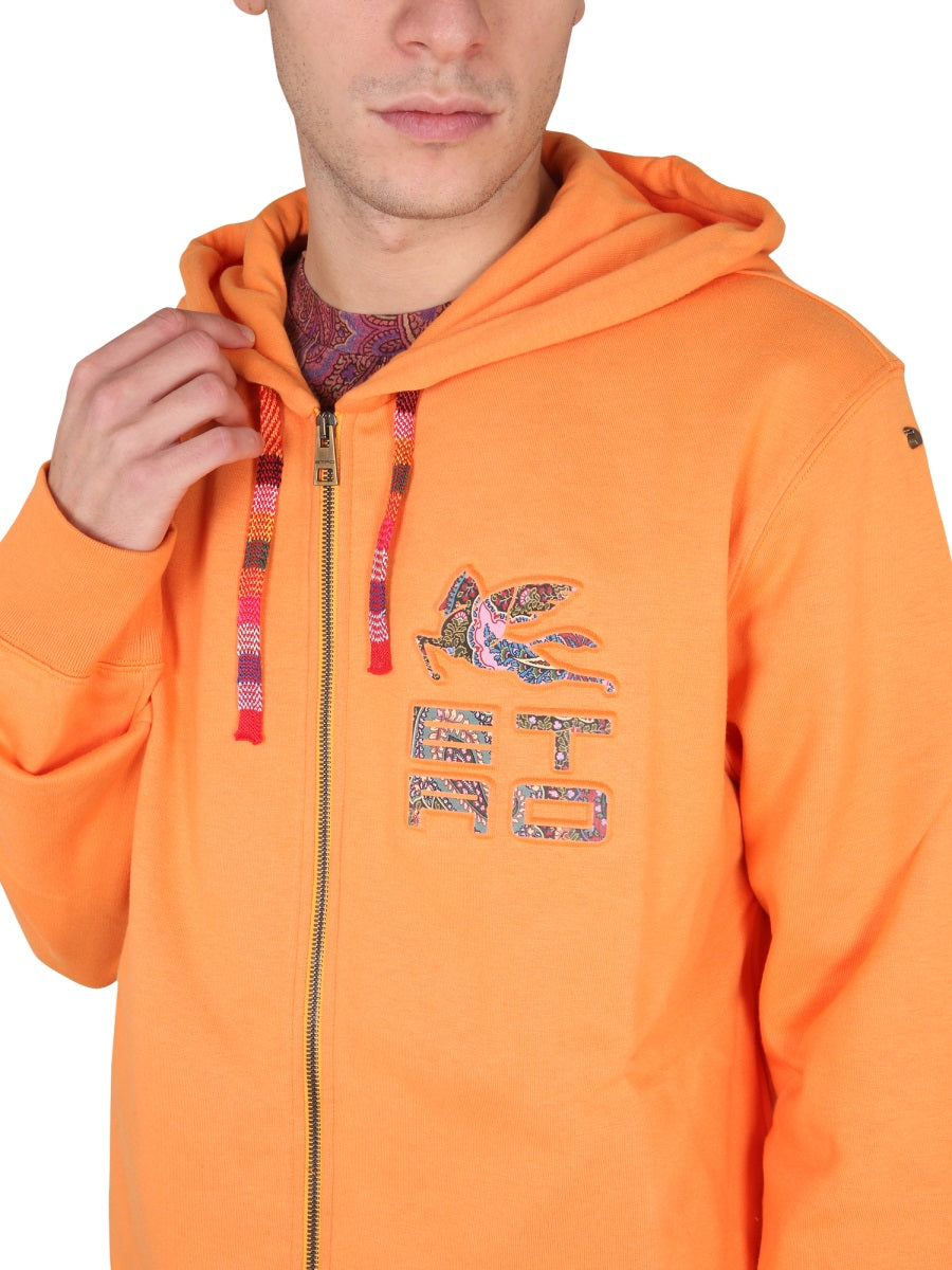 ETRO Hooded Zip Sweatshirt for Men - FW22
