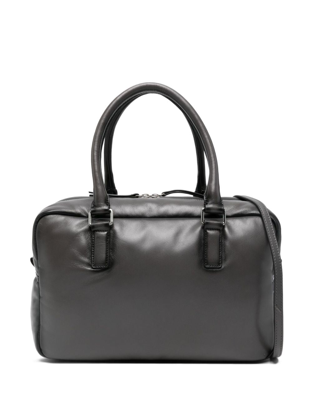 STAND STUDIO Mini Bowling Handbag with Embossed Logo