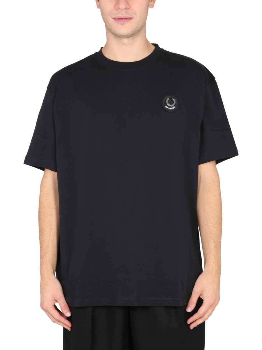 FRED PERRY X RAF SIMONS Oversized Logo T-Shirt - Men’s