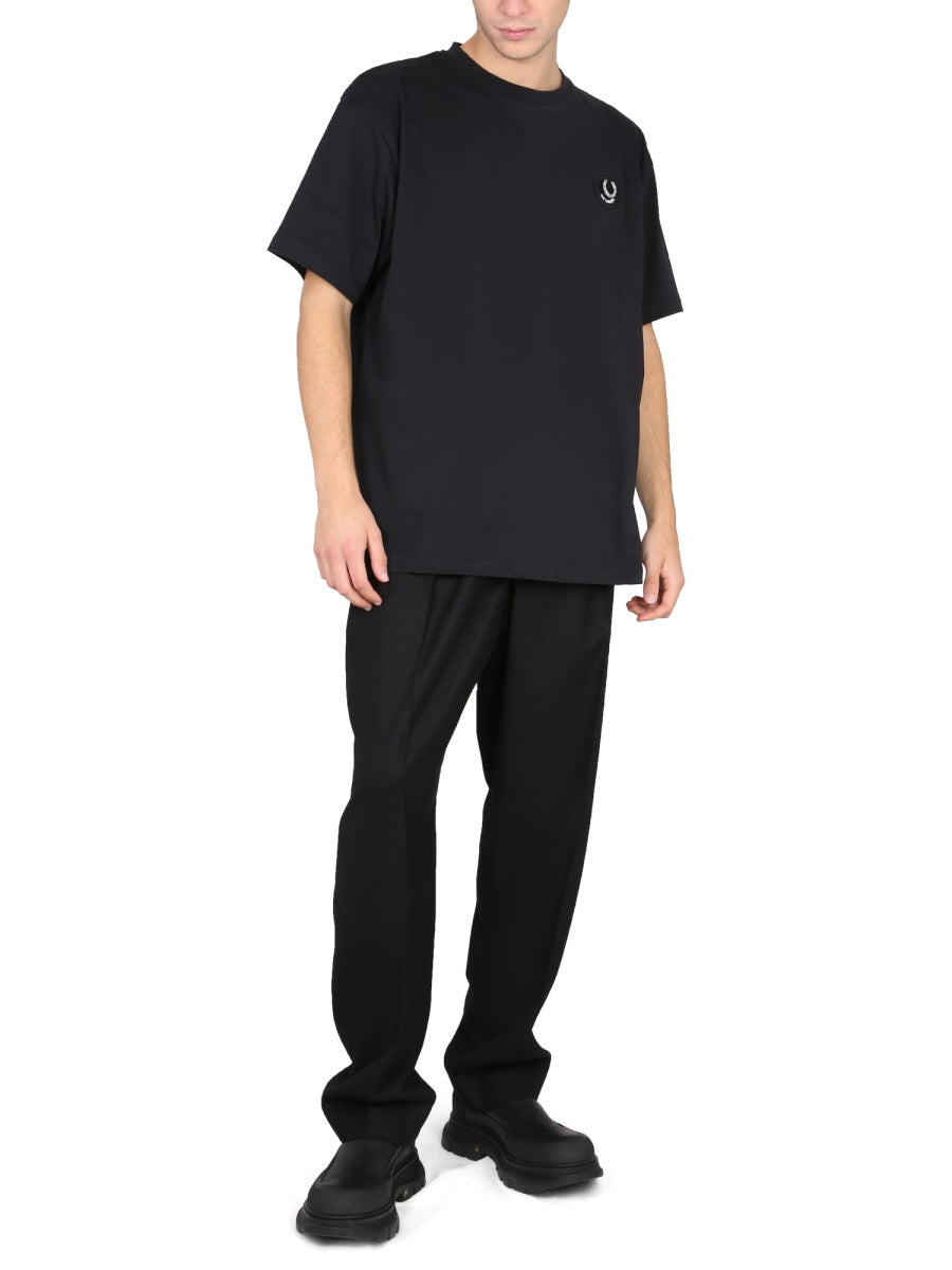 FRED PERRY X RAF SIMONS Oversized Logo T-Shirt - Men’s