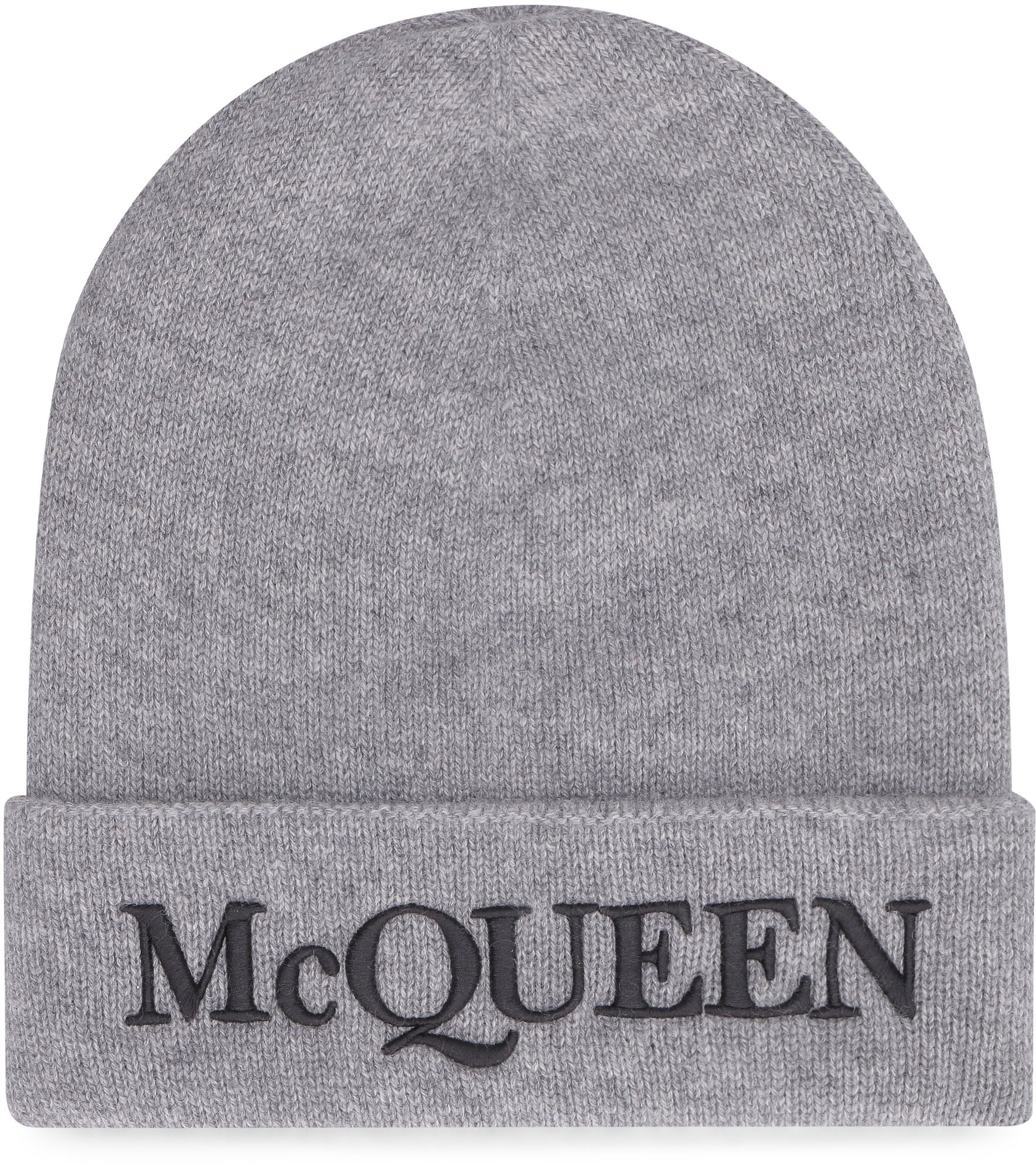 ALEXANDER MCQUEEN Cashmere Beanie Hat for Men