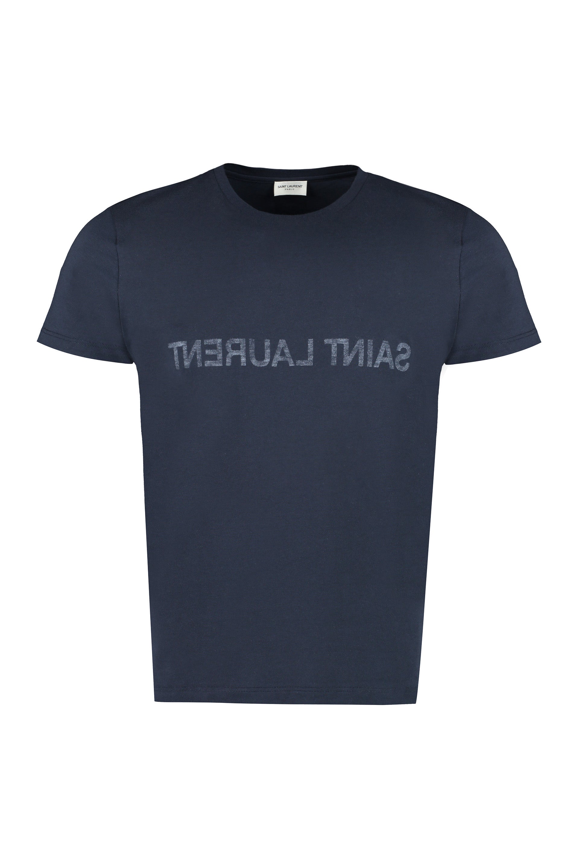 SAINT LAURENT Reverse Logo T-Shirt - Size L