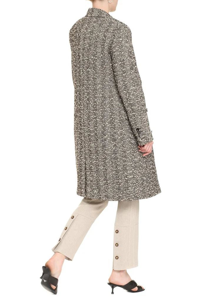 BOTTEGA VENETA Embroidered Stretch Wool Blend Jacket for Women