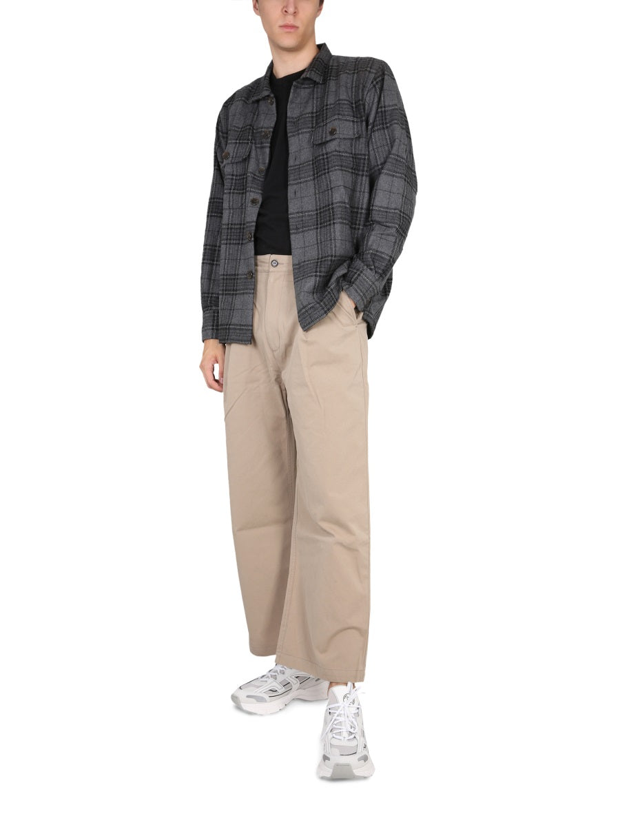 UNIVERSAL WORKS Regular Fit Classic Collar Shirt