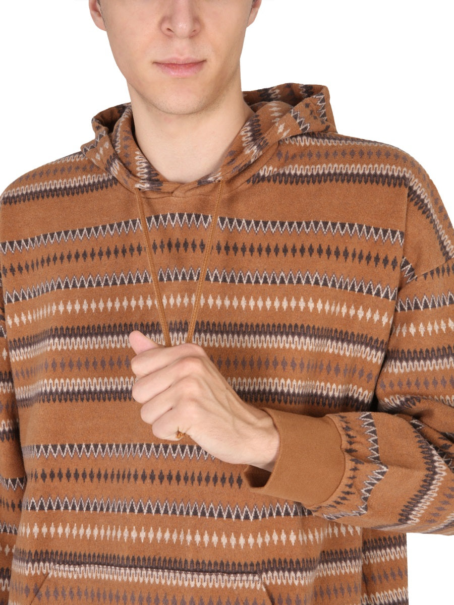 UNIVERSAL WORKS Classic Men's Hoodie with Drawstring