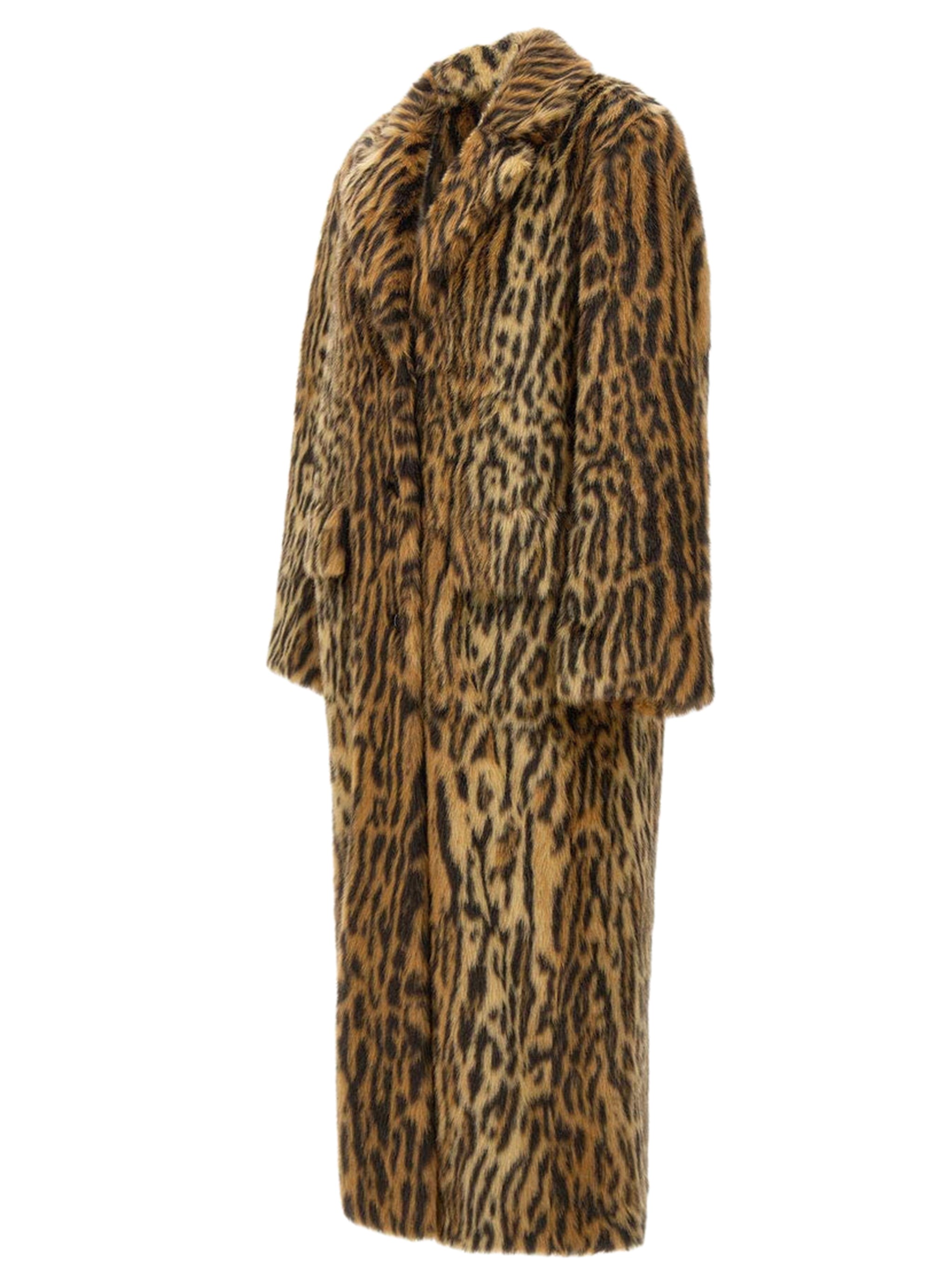 STAND STUDIO Faux Fur Long Jacket