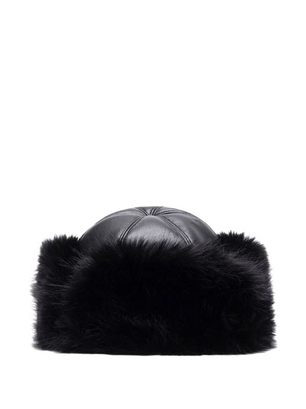 STAND STUDIO Faux Fur Round Crown Hat with Ear Flaps