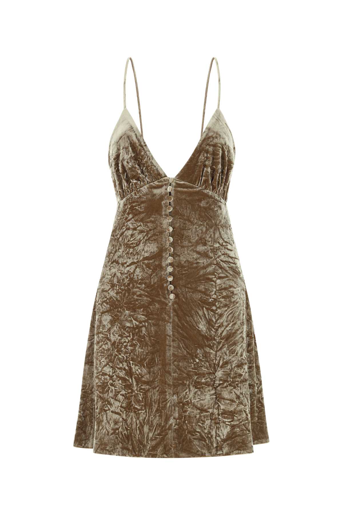 SAINT LAURENT Chic Velvet Mini Dress