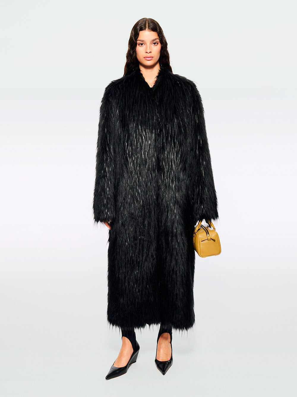 STAND STUDIO Carolina Faux Fur Long Jacket - Women’s Outerwear